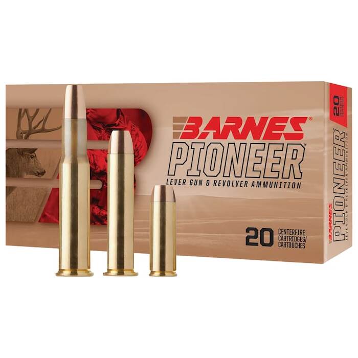 Barnes Pioneer Ammunition 44 Remington Magnum Barnes XPB Solid Hollow Point 225 Grain Box of 20