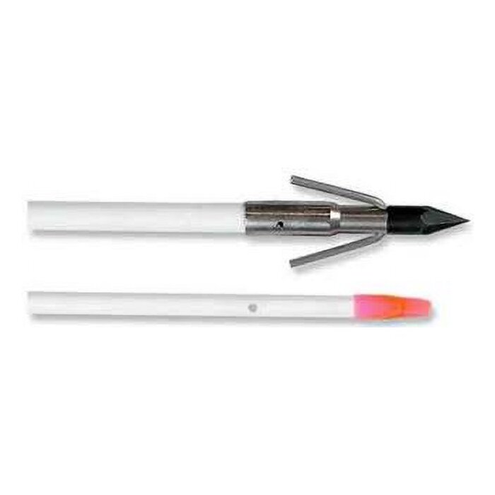 Muzzy Classic Fiberglass Bowfishing Arrow with Carp Point White 32" - Image 3