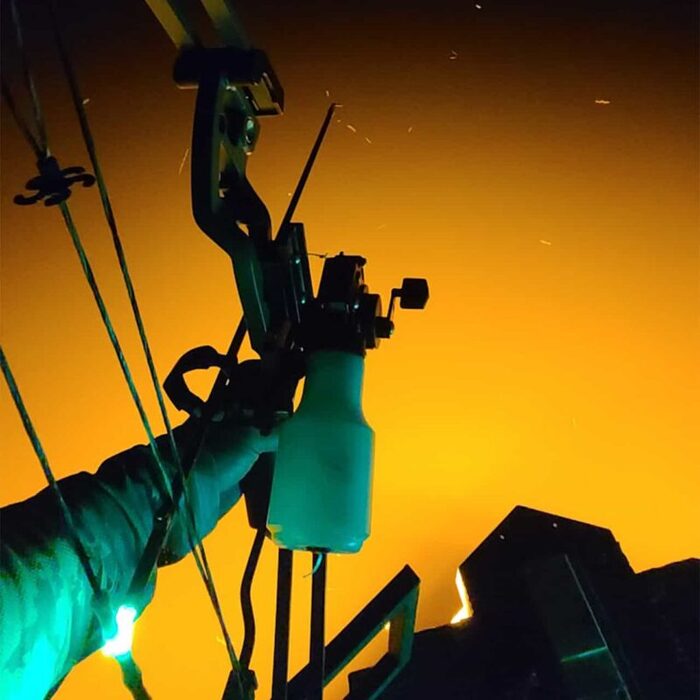 Muzzy Bowfishing Bottle Reel Neon Green - Image 3