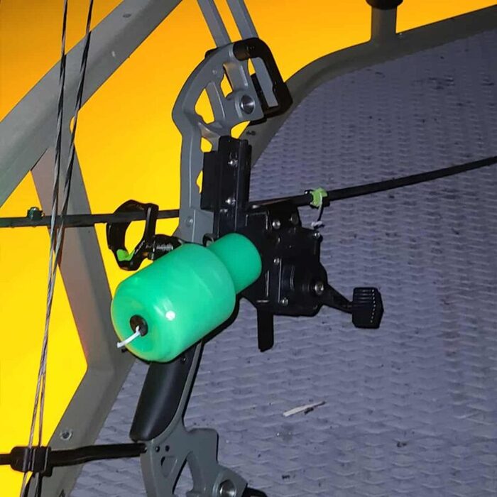 Muzzy Bowfishing Bottle Reel Neon Green - Image 4