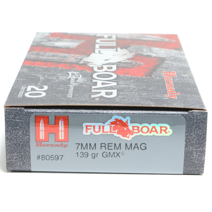 Hornady Ammunition 7mm Remington Magnum 139 Grain GMX Polymer Tip 20 Count