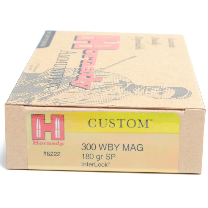 Hornady Ammunition 300 Weatherby Magnum 180 Grain Soft Point 20 Count