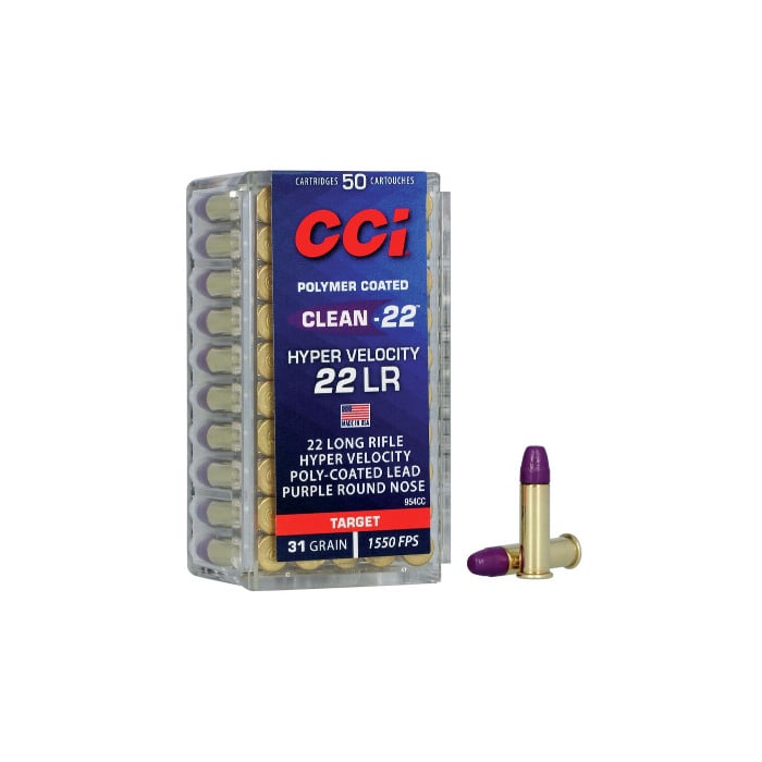 CCI Ammunition 22 Long Rifle 31 Grain Round Nose 50 Count