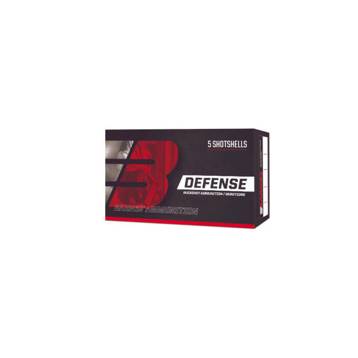 Barnes Ammunition 12 Gauge 3" 3/4 oz #0 Shot 5 Count