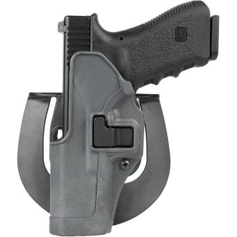 Blackhawk Serpa Sportster Holster Left Hand Glock 26, Glock 27 Polymer Gunmetal Gray