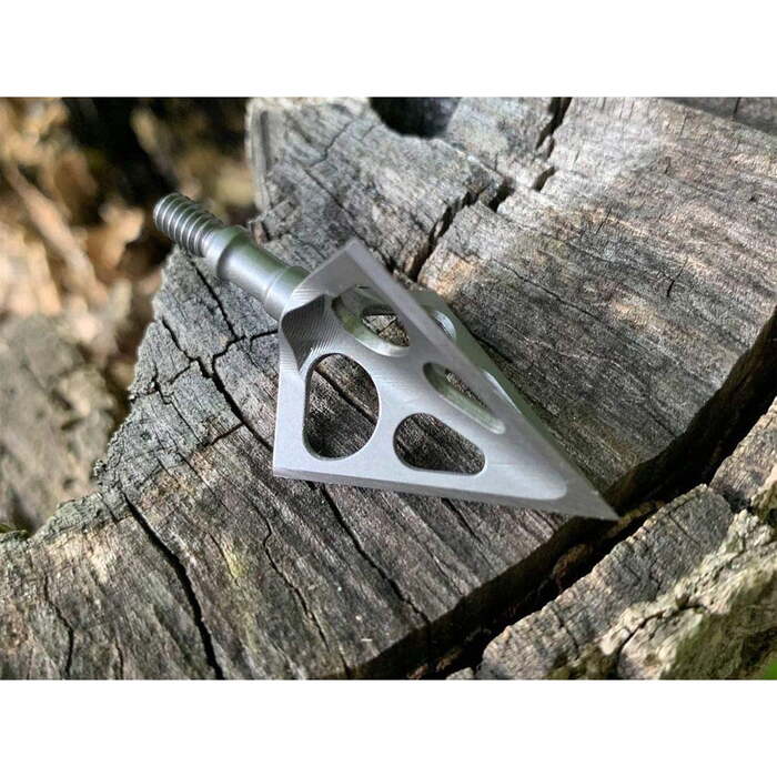 Muzzy One 3-Blade Fixed Blade Broadhead 100 1-1/8" Cutting Diameter Pack of 3 - Image 5