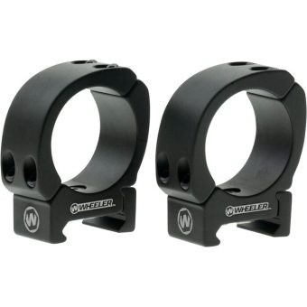 Wheeler Delta Series Sporter Weaver Style Scope Rings Matte Black 30mm Low