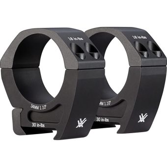 Vortex Optics Pro Ring Picatinny Scope Rings Matte Black 34mm Medium