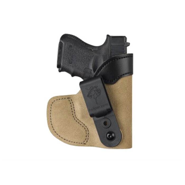 DeSantis Pocket-Tuk Holster Right Hand Kahr P380, Sig P938 Leather Natural Leather - Image 2