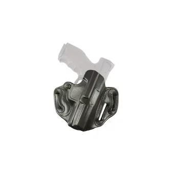 DeSantis Speed Scabbard Holster Right Hand Walther PDP 4" to 4.5" With or Without Red Dot Sight Leather Black