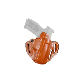 DeSantis Speed Scabbard Holster Right Hand Walther PDP 4" to 4.5" With or Without Red Dot Sight Leather Tan