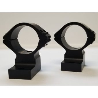 Talley Lightweight 2-Piece Scope Mount 1" Low Height H009, H010, H014 Black
