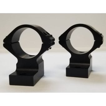 Talley Lightweight 2-Piece Scope Mount 1" Medium Height H009, H010, H014 Black