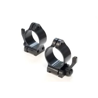 Talley Quick Detachable Scope Rings with Lever Low Height Quick Detachable Ring Matte Black