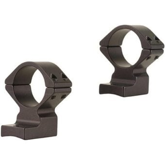 Talley Lightweight 2-Piece Scope Mount 1" Low Height Anschutz for drilled and tapped receivers Black