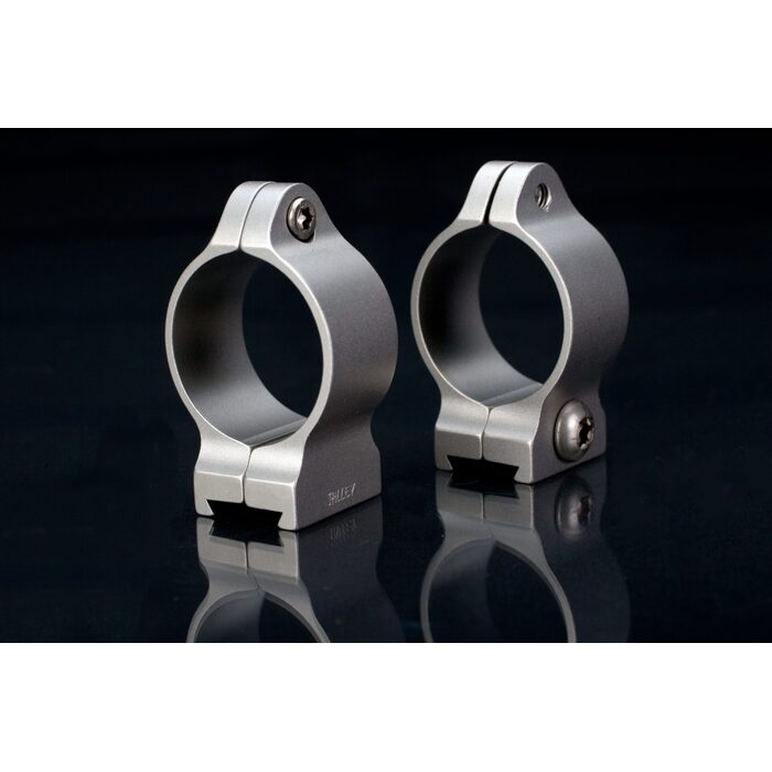 Talley Fixed Scope Rings 1" High Height Black