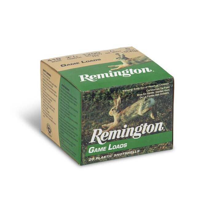 Remington Ammunition 410 Bore 2-1/2" 1/2 oz #6 Shot 20 Count