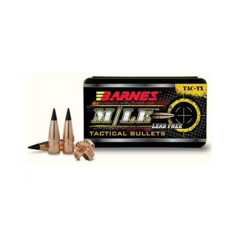 Barnes TAC-TX BT Bullets .224 Diameter 70 Grain Solid Polymer Tip 50 Count