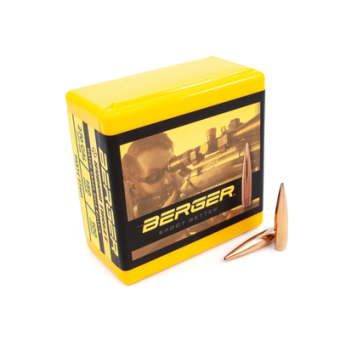 Berger Hybrid Target Bullets .277 Diameter 150 Grain Boat Tail Hollow Point 100 Count